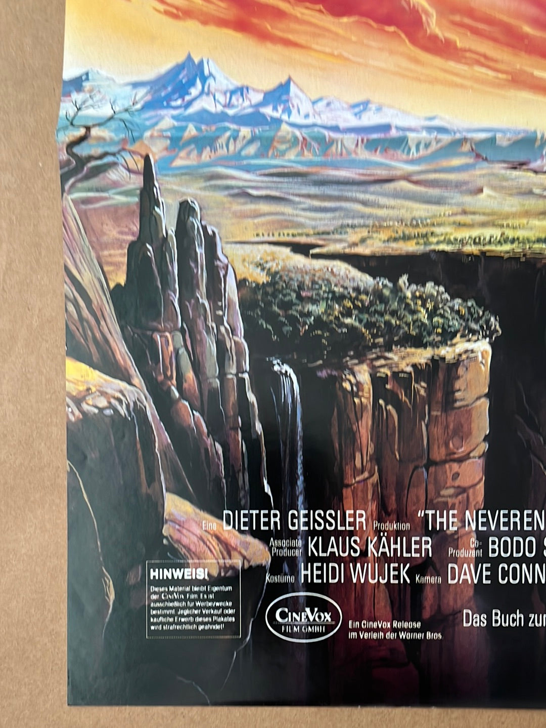 The Never Ending Story II (1990) Original German A1 Cinema Poster