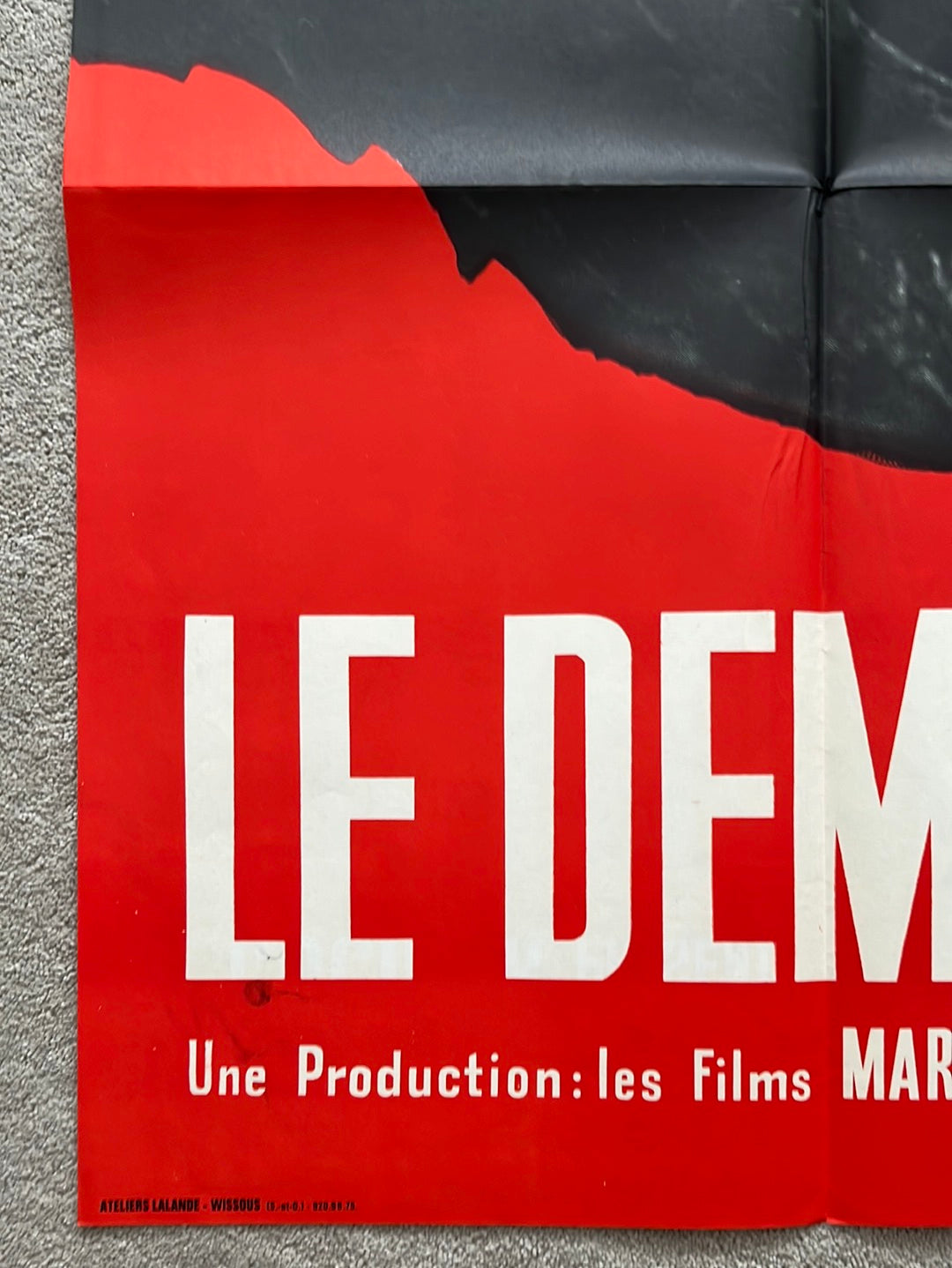 The Demon - Le Demon Dans La Chair (1967) Original French One Panel Cinema Poster