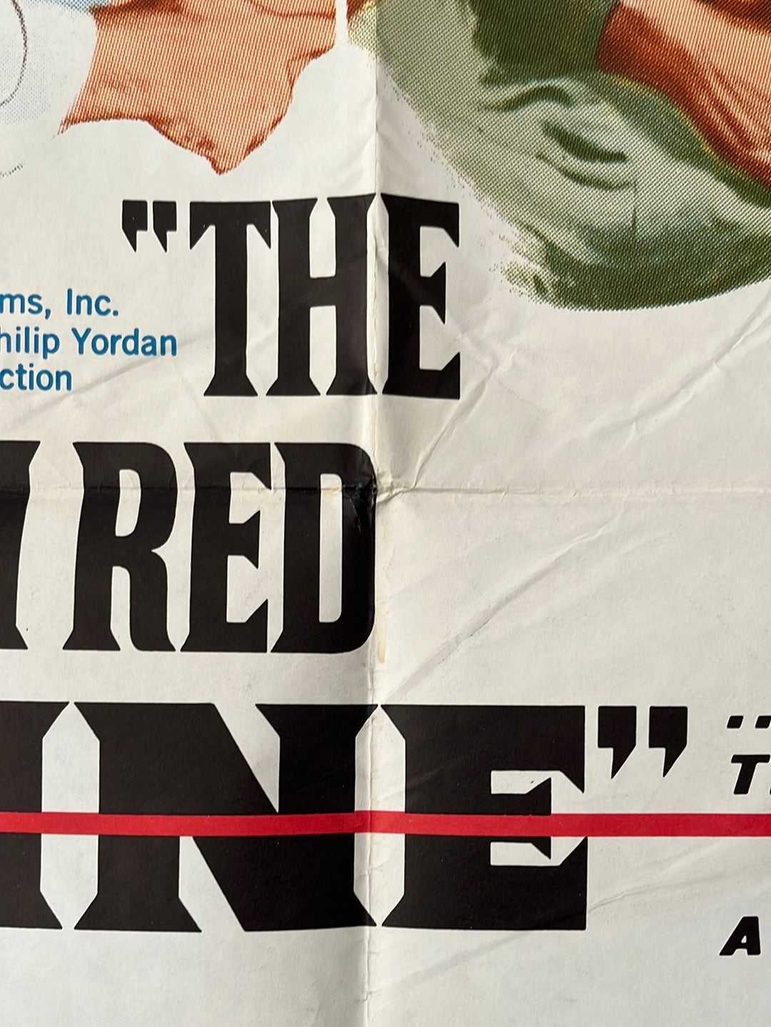 The Thin Red Line (1964) Original US One Sheet Cinema Poster