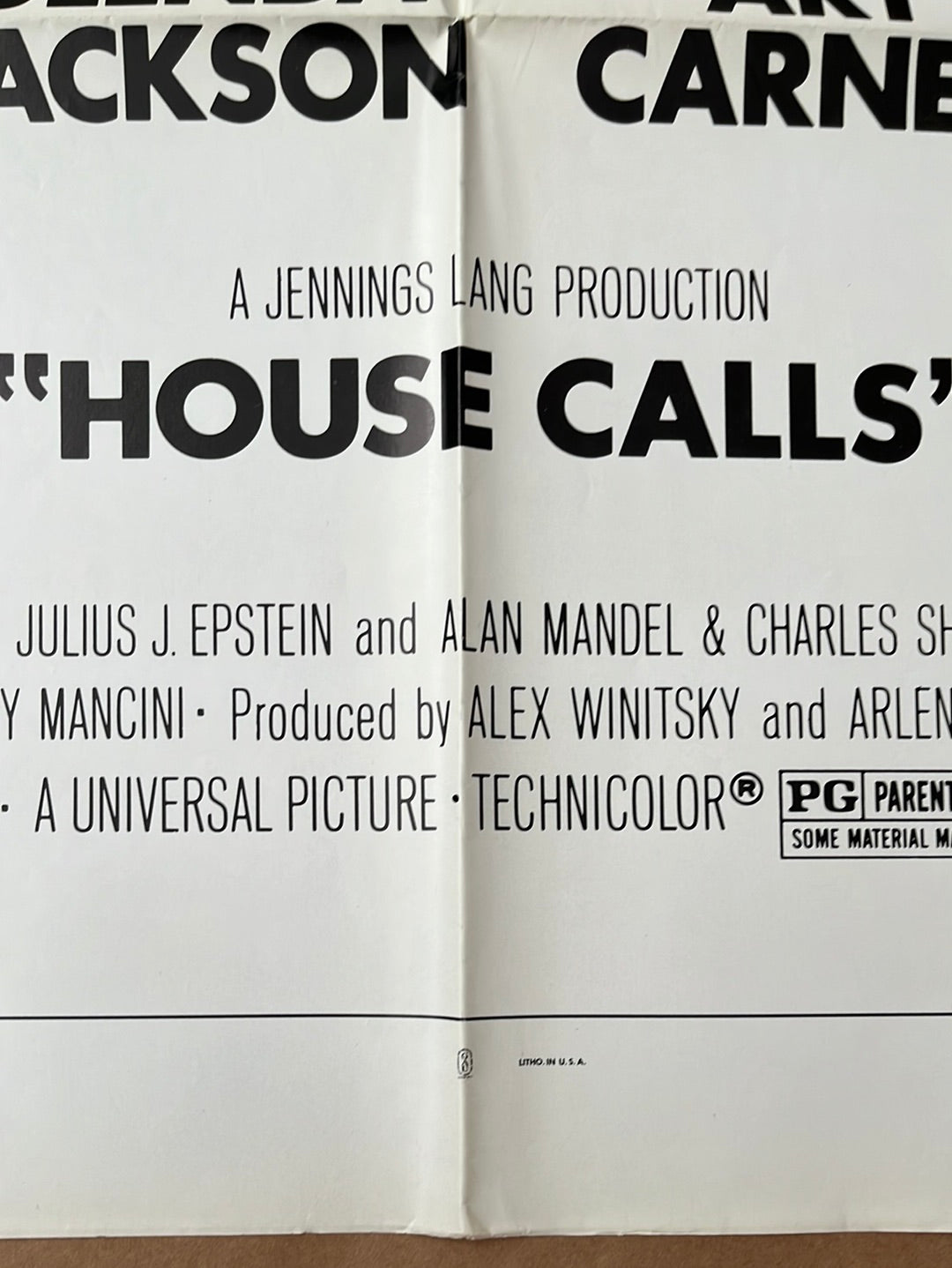 House Calls (1978) Original US One Sheet Cinema Poster