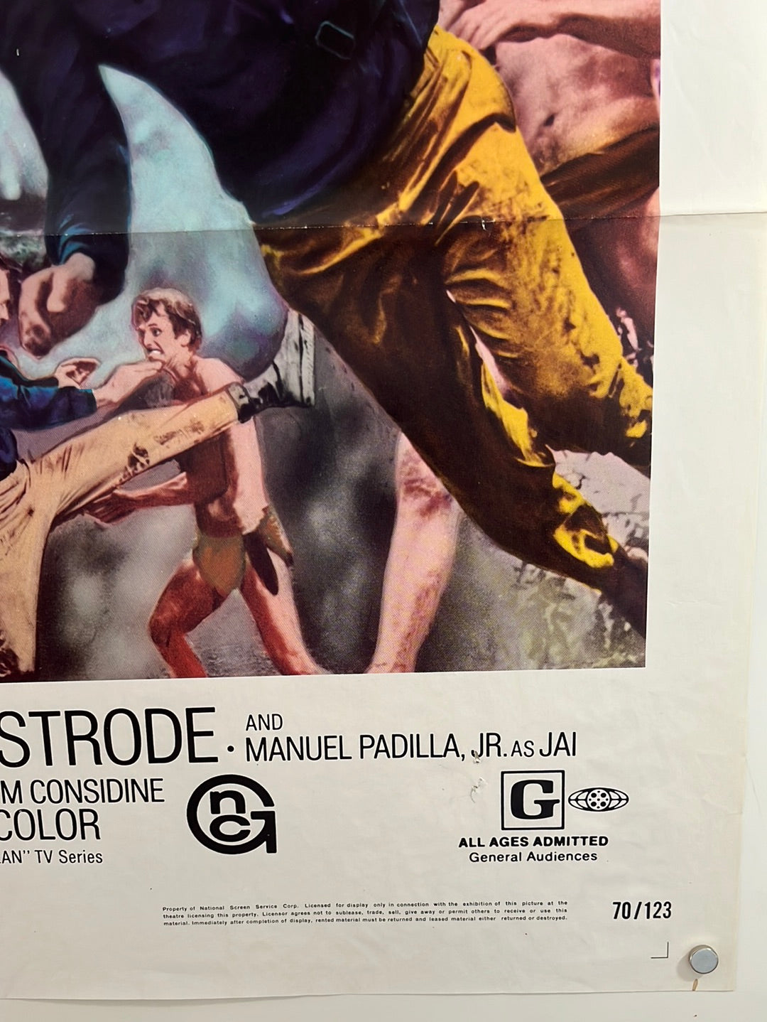 Tarzan’s Deadly Silence (1970) Original US One Sheet Cinema Poster