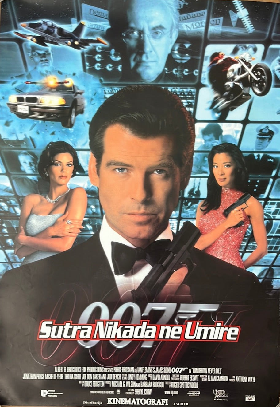 Tomorrow Never Dies Original Yugoslavian Cinema Poster