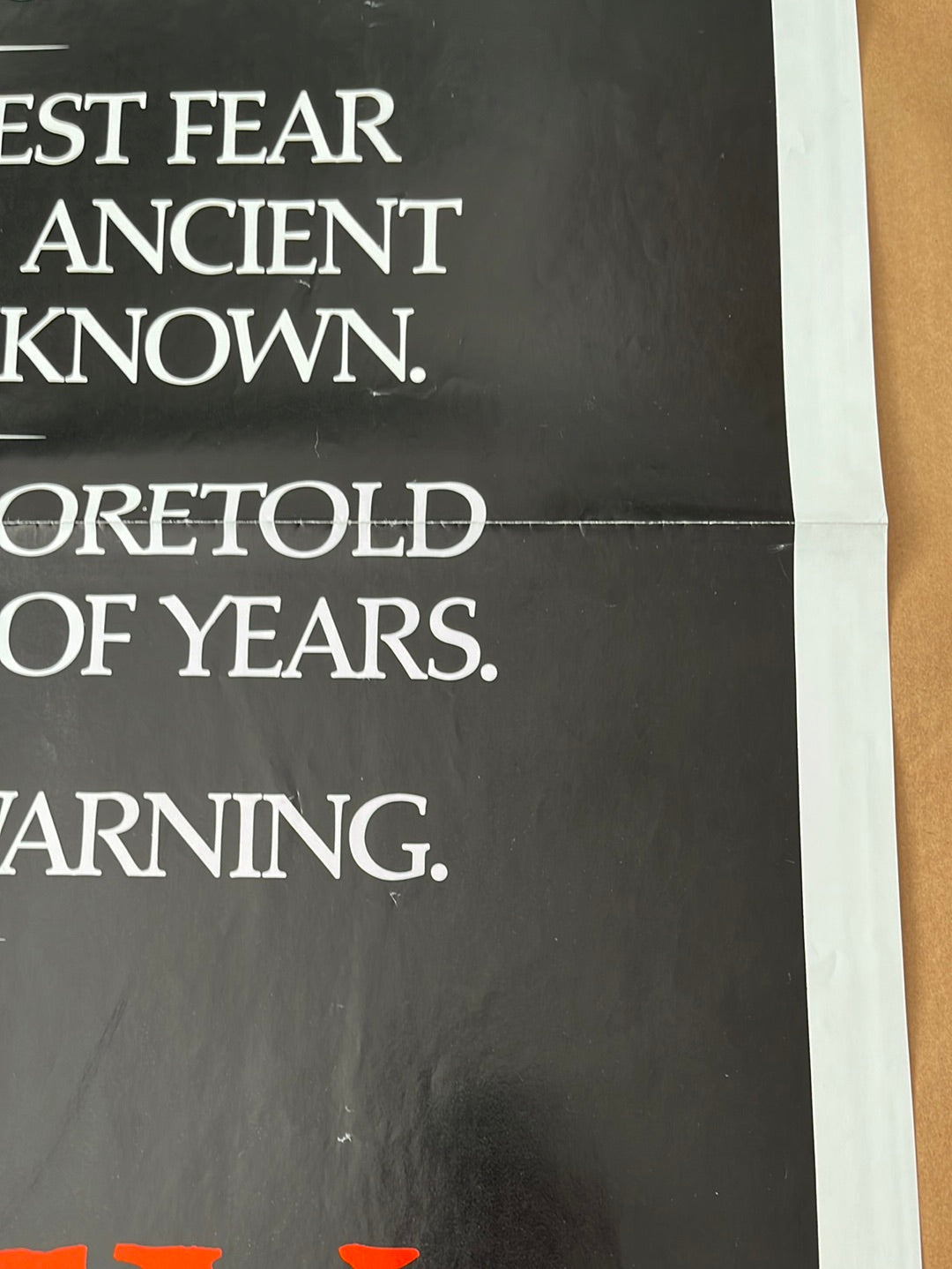 The Omen (1976) Original US One Sheet Cinema Poster