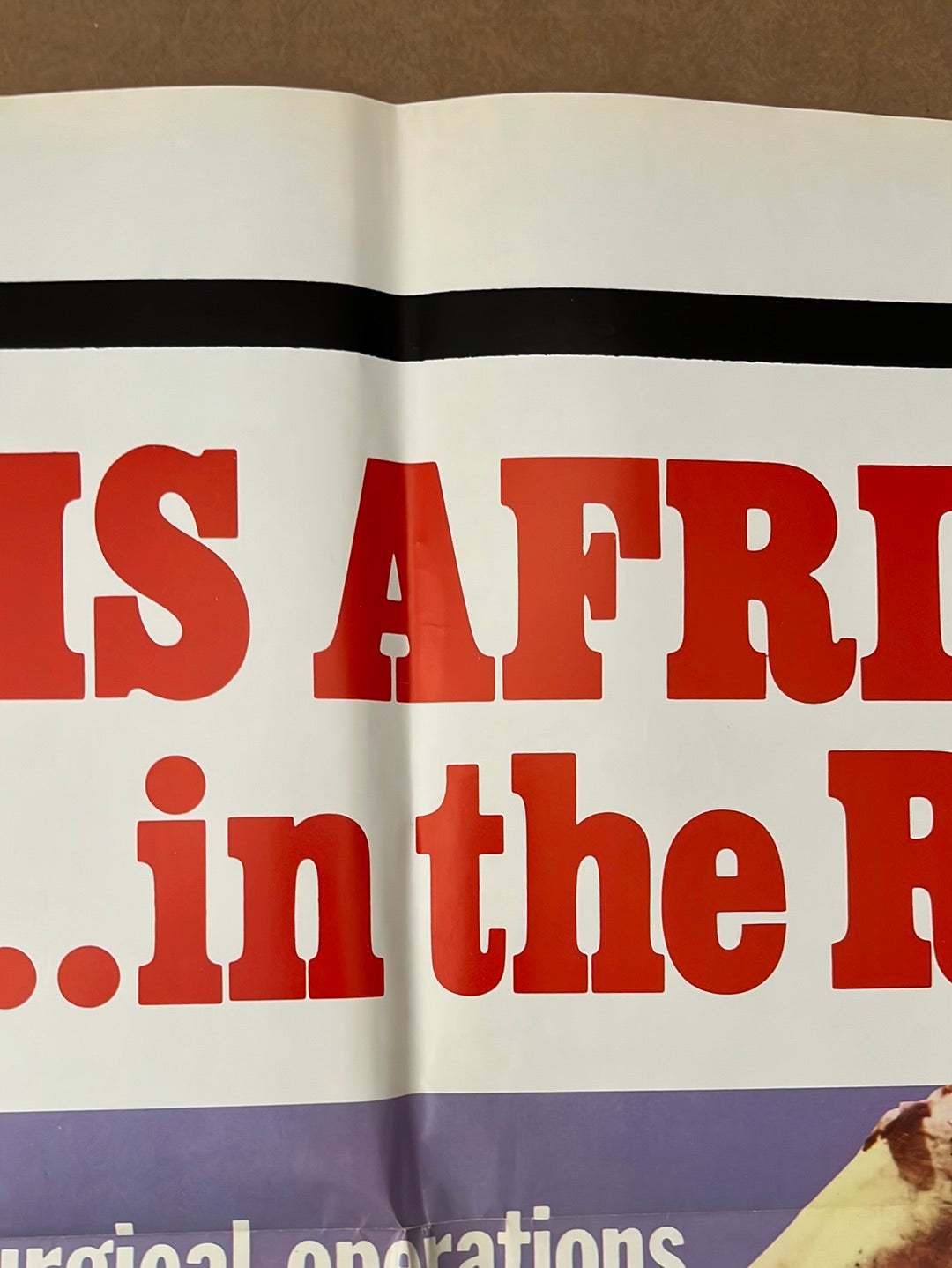 Africa Uncensored (1972) Original US One Sheet Cinema Poster