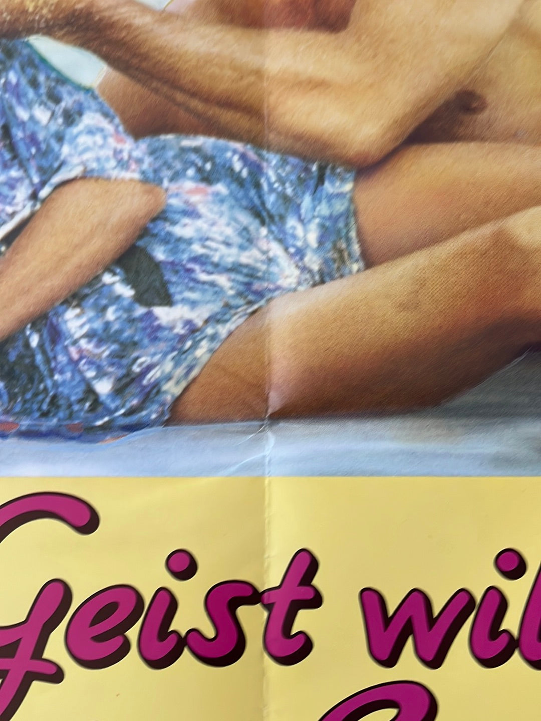 Ghosts Can't Do It (1990) Original German A1 Cinema Poster