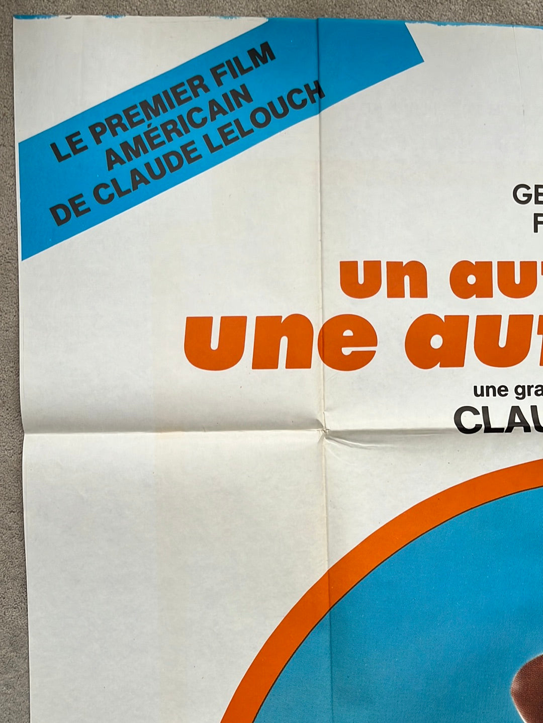 Another Man, Another Chance - Un Autre Homme Une Autre Chance (1977) Original French One Panel Cinema Poster