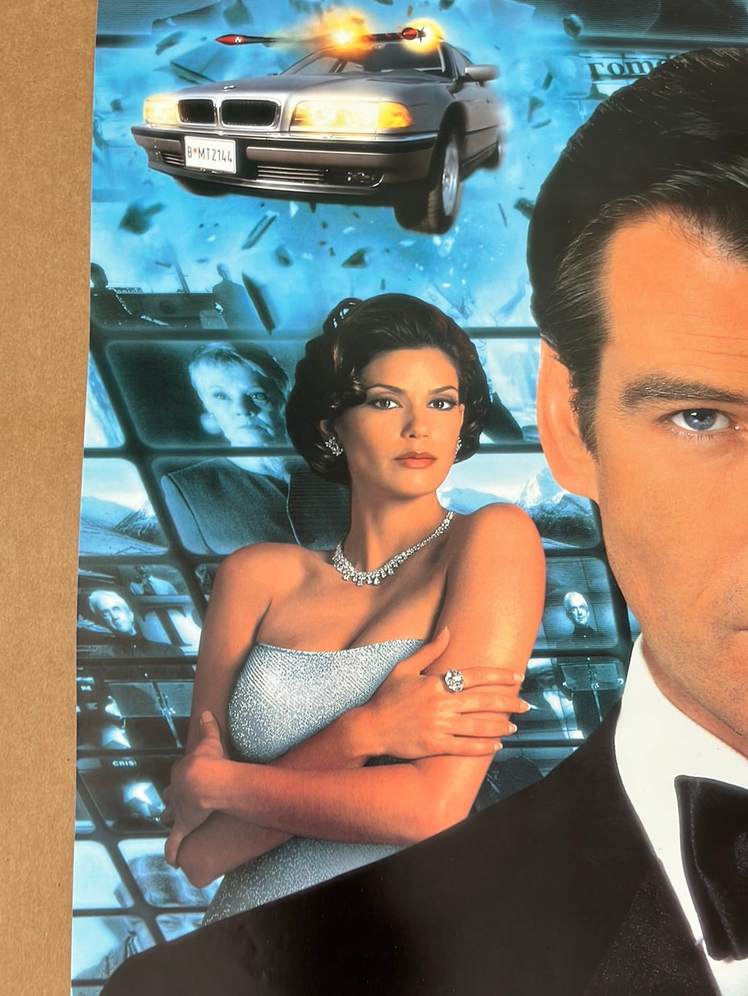 Tomorrow Never Dies (1997) Original Yugoslavian Cinema Poster