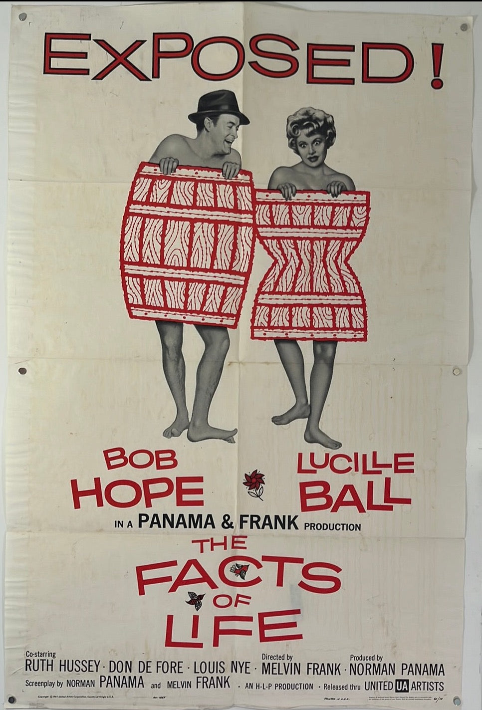 The Facts Of Life (1960) Original US One Sheet Cinema Poster