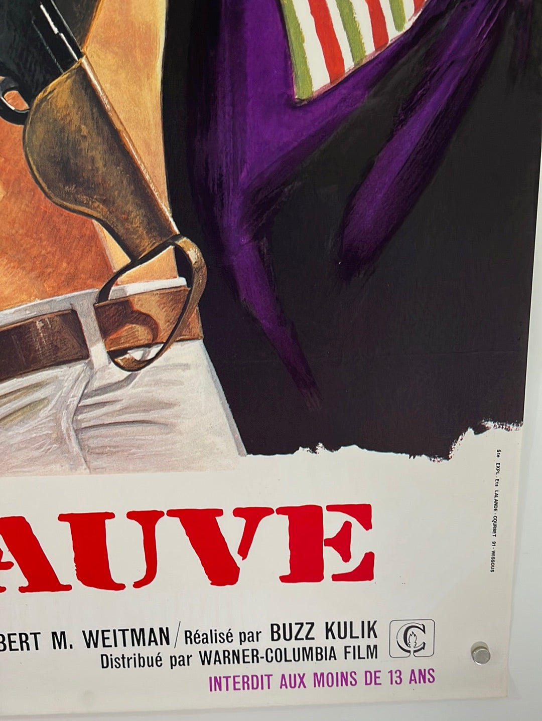 Shamus - Le Fauve (1973) Original French Affiche Cinema Poster