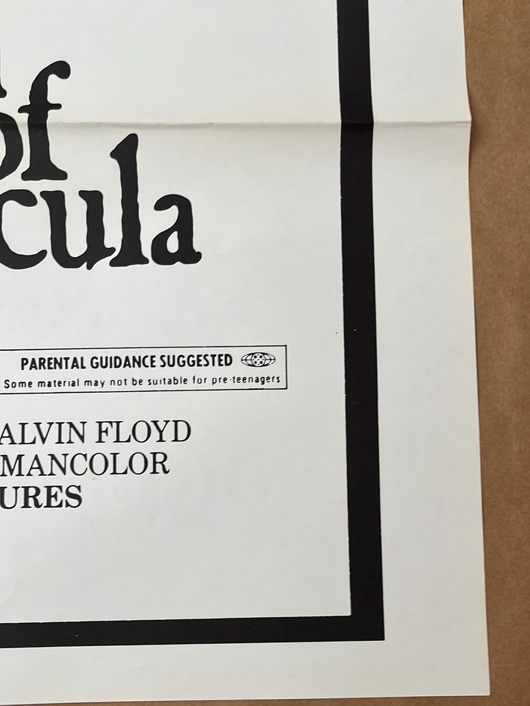 In Search Of Dracula (1974) Original US One Sheet Cinema Poster