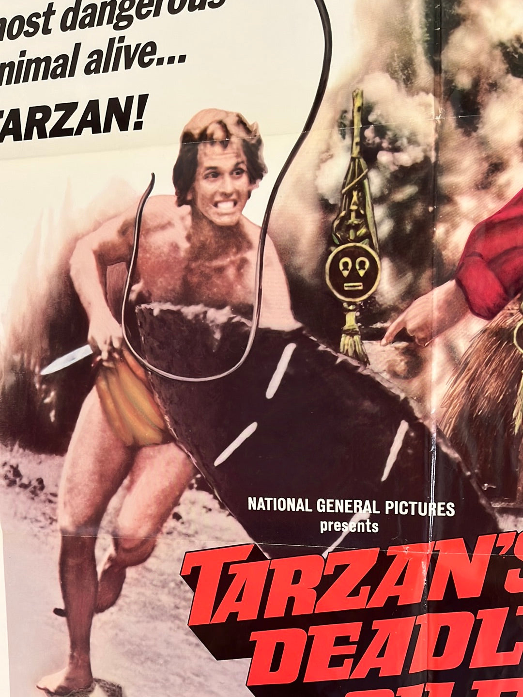 Tarzan’s Deadly Silence (1970) Original US One Sheet Cinema Poster