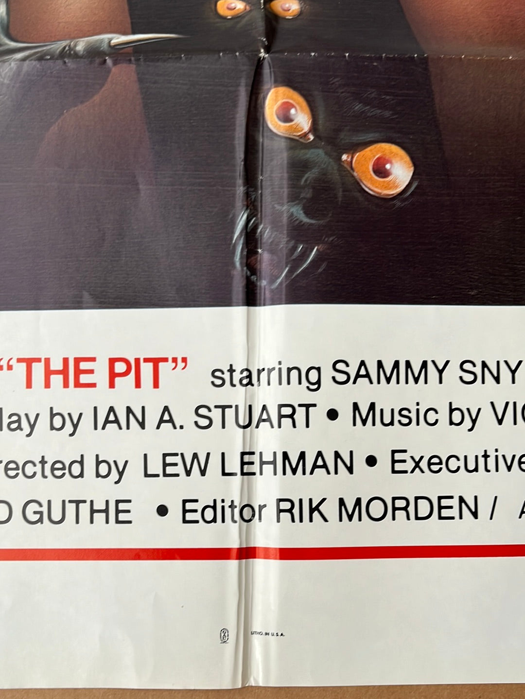 The Pit (1980) Original US One Sheet Cinema Poster