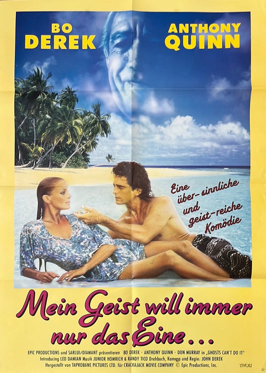 Ghosts Can't Do It Original German A1 Cinema Poster
