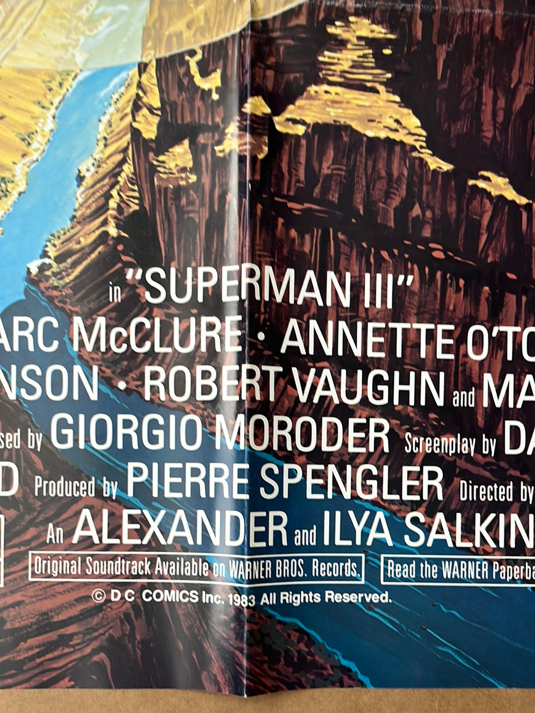 Superman III (1983) Original US One Sheet Cinema Poster