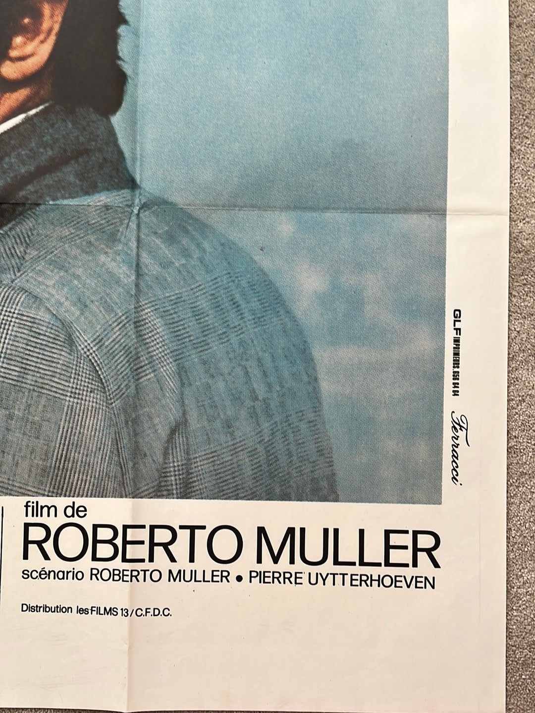 Un Homme Libre (1973) Original French One Panel Cinema Poster