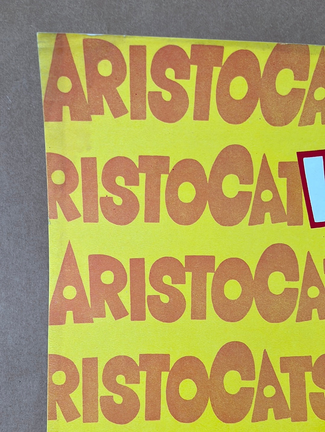 The Aristocats (1971) Original Yugoslavian Cinema Poster