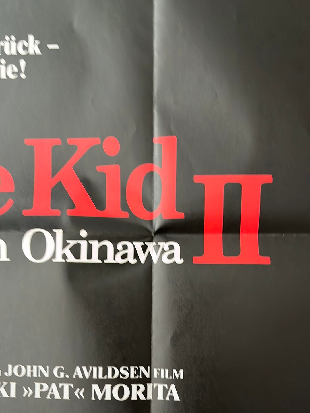 Karate Kid Part II (1986) Original German A1 Cinema Poster