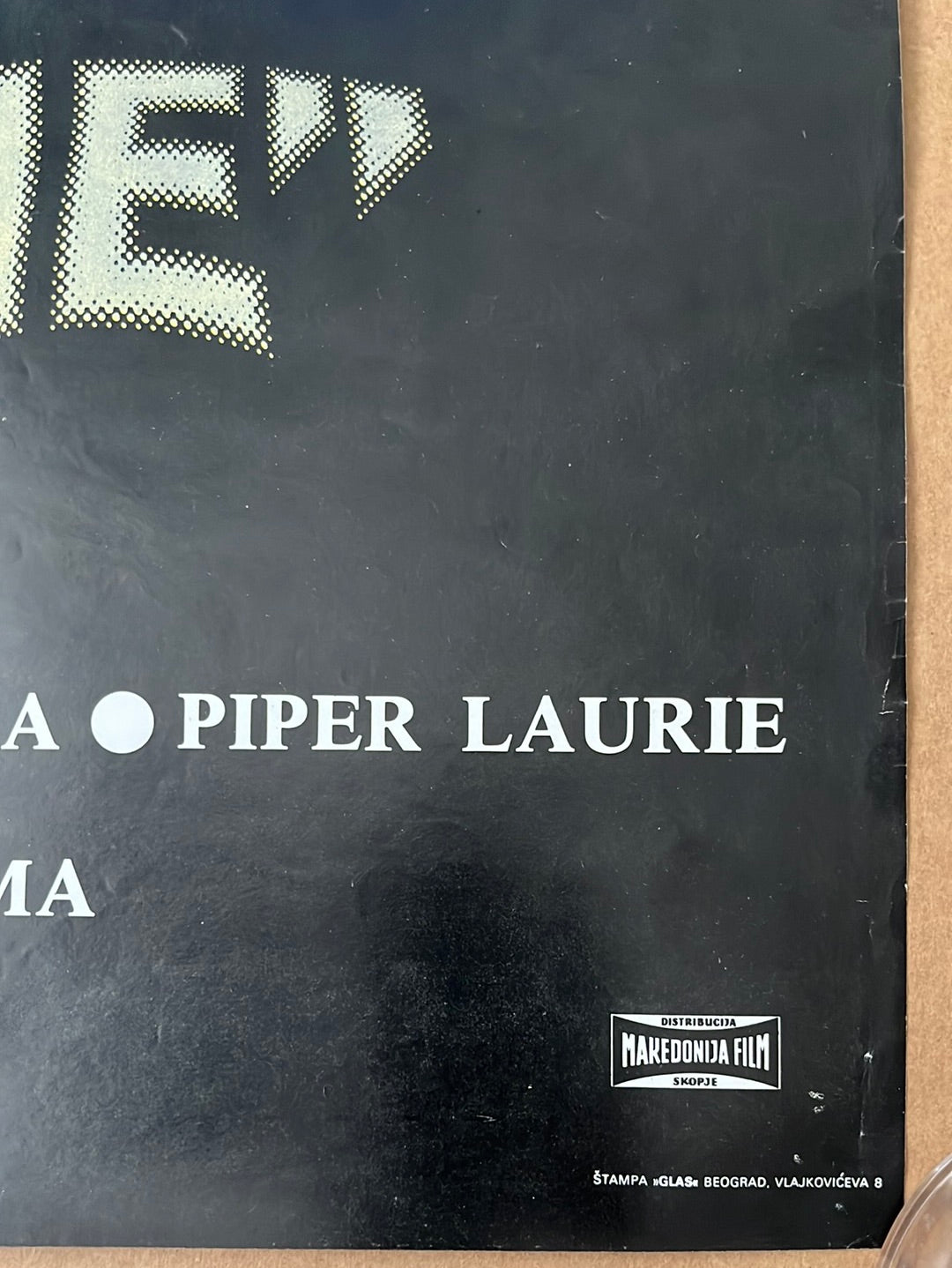 Carrie - Keri (1976) Original Yugoslavian Cinema Poster