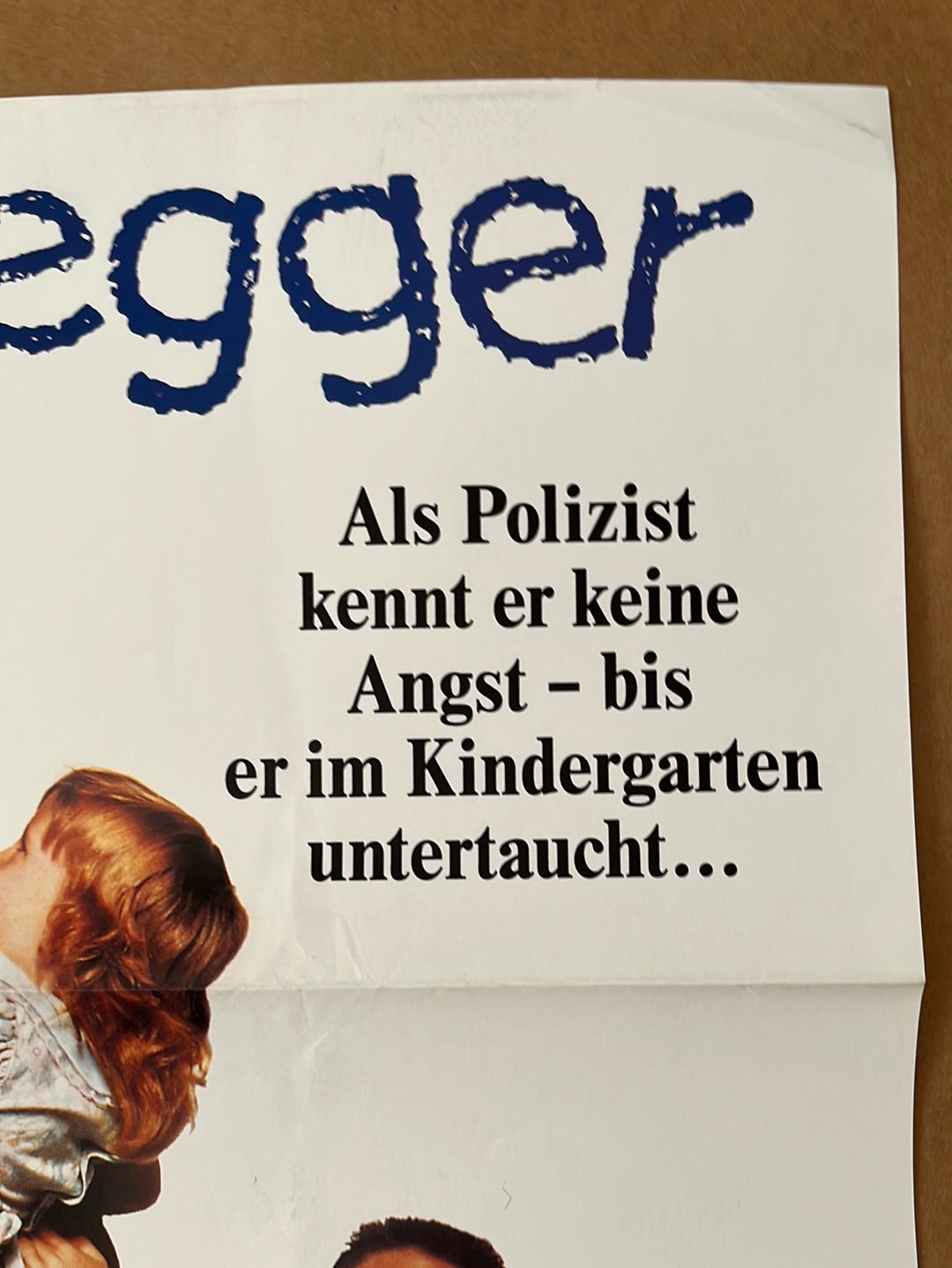 Kindergarten Cop (1990) Original German A1 Cinema Poster