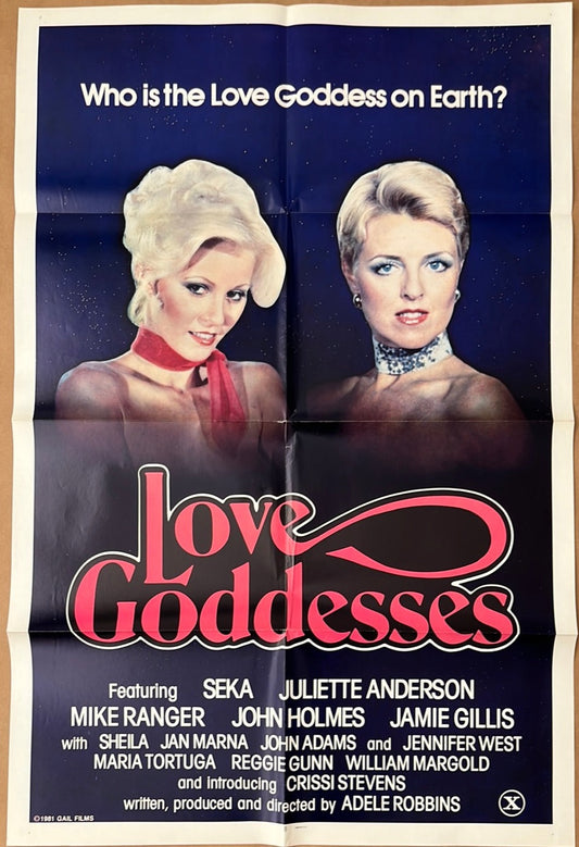 Love Goddesses (1981) Original US One Sheet Cinema Poster