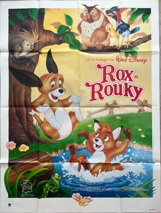 The Fox And The Hound Original French Cinema Poster