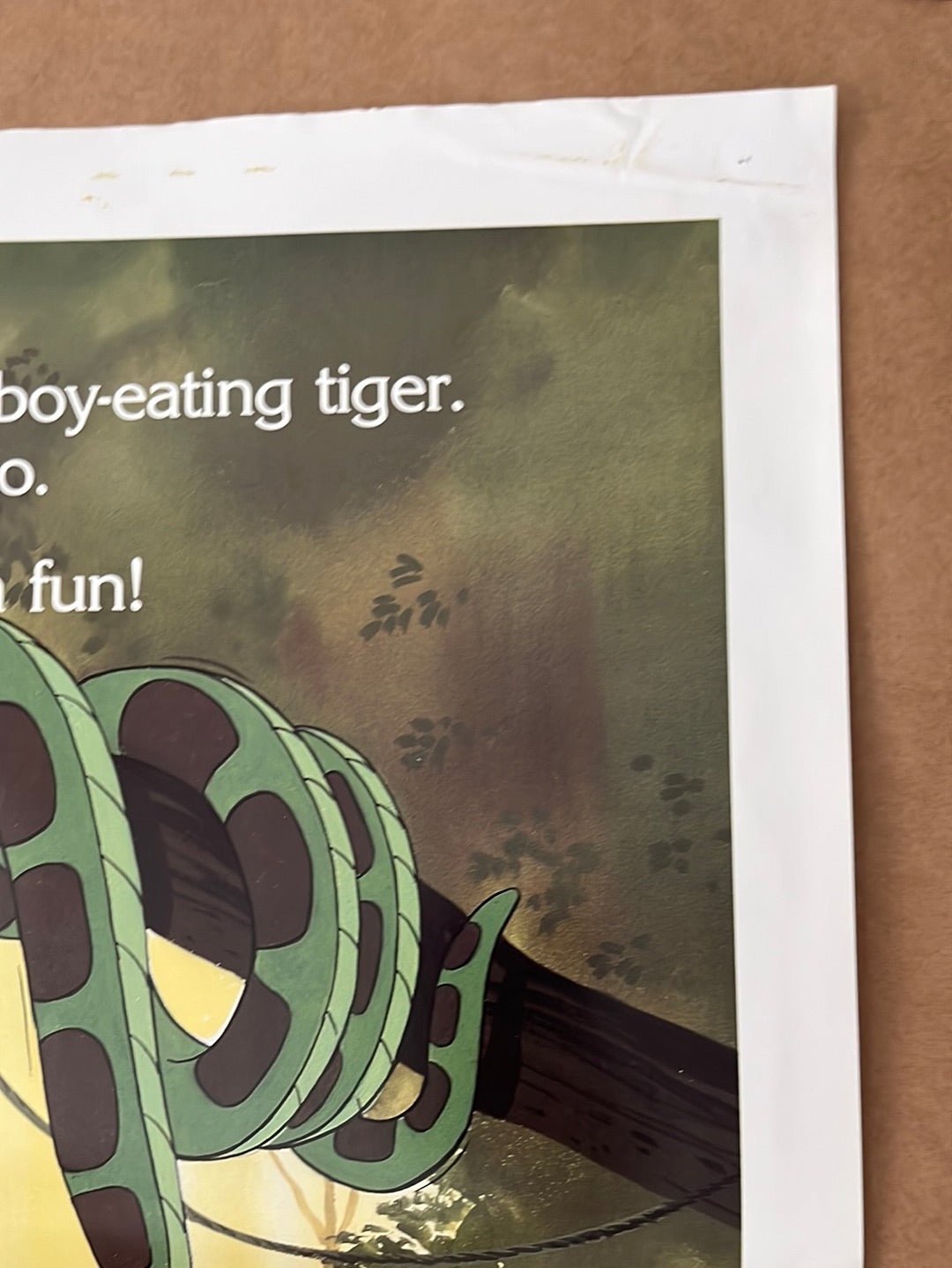 The Jungle Book (1984 Re-Release) Original US One Sheet Cinema Poster