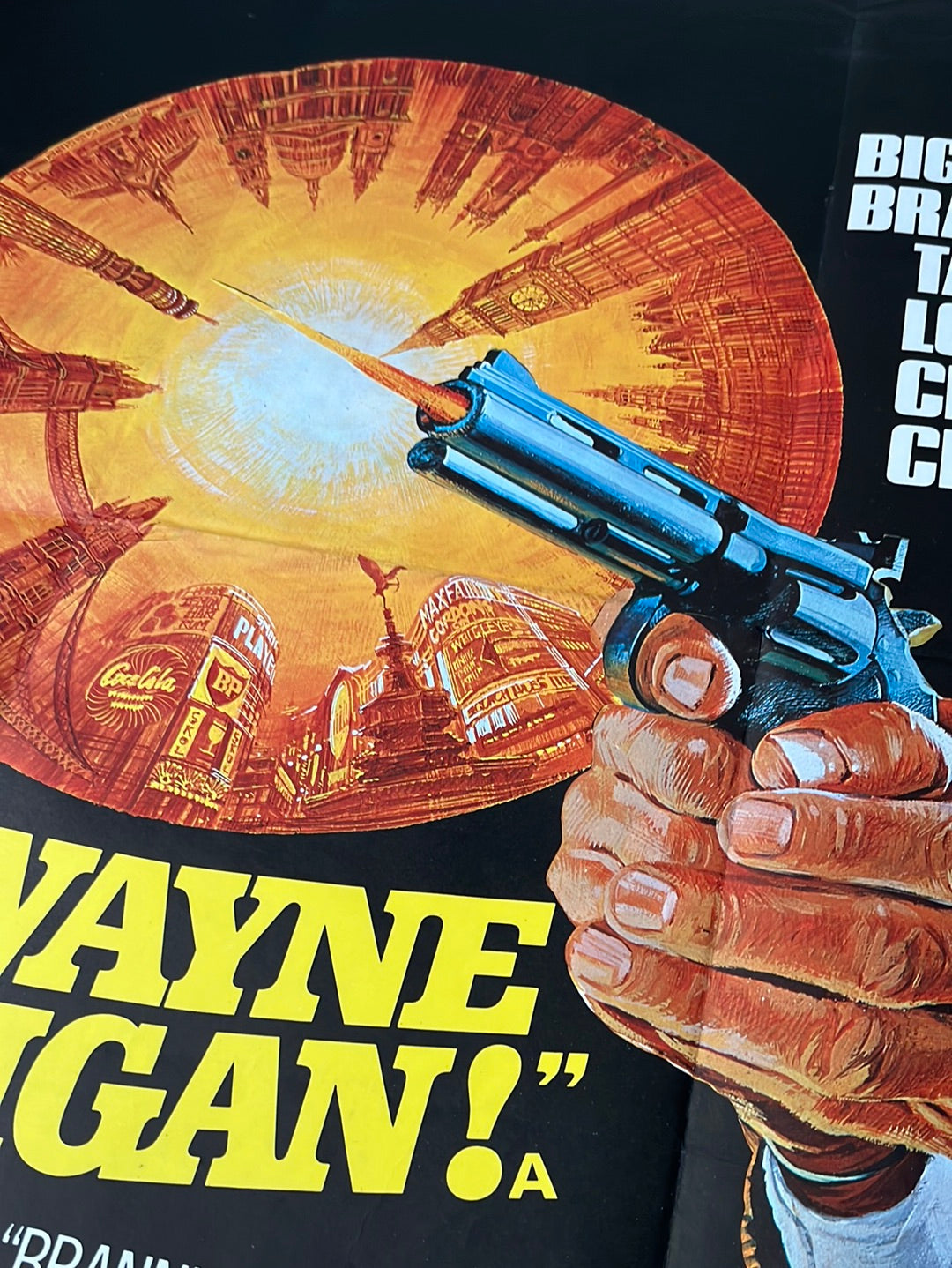 Brannigan (1975) Original UK Quad Cinema Poster